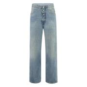 MM6 Maison Margiela Klassiska raka jeans Blue, Dam