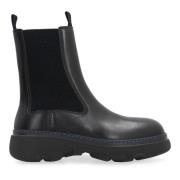 Burberry Chelsea boots i slätt läder Black, Dam