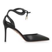 Aquazzura Tessa pumps i skinn Black, Dam