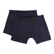 Les Deux Boxerset med Logotyp Elastisk Band Blue, Herr