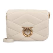 PINKO Cross Body Bags Beige, Dam