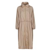 Herno Justerbar Techno Fabric Jacka med Dragsko Beige, Dam