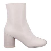 MM6 Maison Margiela Vita Tabi Ankelboots med Split Toe White, Dam