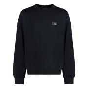 Dolce & Gabbana Bomulls Crew-Neck Sweatshirt Blue, Herr