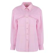 Alexander McQueen Ullskjorta med Ficklock Pink, Dam