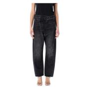 R13 Crossover Jeans Black, Dam