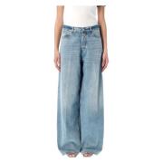 Haikure Bethany Jeans med vida ben Blue, Dam