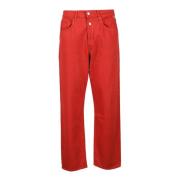 Replay Klassiska jeans med 99% bomull Red, Herr