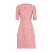 Dolce & Gabbana Rosa Elegant Klänning Pink, Dam