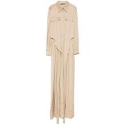 Alberta Ferretti Beige Elegant Klänning Damkläder Beige, Dam