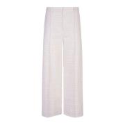 Eleventy Cropped Paljettbyxor Beige, Dam