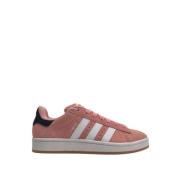 Adidas Mocka Sneakers med Ikoniska Sidestripar Pink, Dam