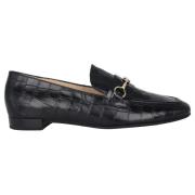 Högl Elegant svart lackloafers Black, Dam