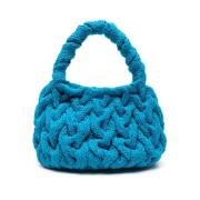 JW Anderson Cable Knit Tote Bag Blue, Dam