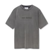 Axel Arigato Distort T-Shirt Gray, Herr