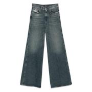 Diesel Vintage Denim 5-Ficka Jeans Blue, Dam