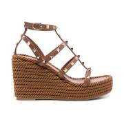 Valentino Garavani Bruna Espadrillos Damskor Brown, Dam