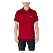 Lacoste Polo Skjorta Kort Ärm Kollektion Red, Herr