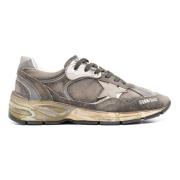 Golden Goose Löparskor i mocka och nylon Gray, Herr