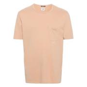 C.P. Company Färgad Ficka T-shirt Beige, Herr