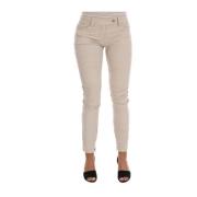 Ermanno Scervino Skinny Jeans Beige, Dam