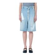 MM6 Maison Margiela Jeans Shorts Blue, Dam