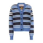 Marni Färgglad Mohair Blandning Cardigan Multicolor, Dam