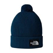 The North Face Blå Pompom Mössa Blue, Unisex