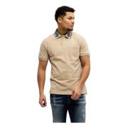 Versace Jeans Couture Barockkrage Polo Beige Herr Beige, Herr