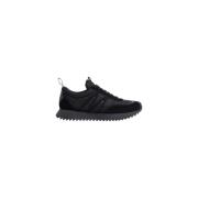 Moncler Svart Nylon & Mocka City Trainer Black, Herr