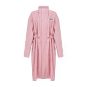 Moschino Rosa Huva med Logotyp Pink, Dam