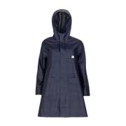 Stutterheim Kvinnors Lee Chore Raincoat Blue, Dam