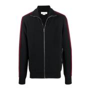 Alexander McQueen Logo Sweatshirt med Sidodetalj Black, Herr