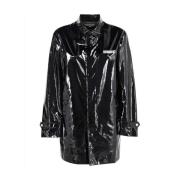 Dsquared2 Niagara Falls Trench Coat Kvinnor Black, Dam