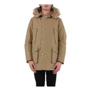 Woolrich Arctic Parka med Avtagbar Päls Brown, Herr