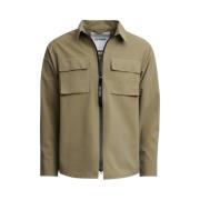 Stutterheim Matt Overshirt Regnrock Green, Herr