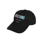 Moschino Logo Baseball Cap Black, Herr