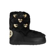 Love Moschino Studded Ankelboots Black, Dam