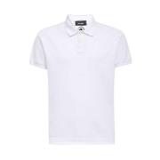 Dsquared2 Bomull Polotröja Ribbad Krage Logotyp White, Herr