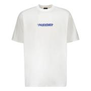 Pas De Mer Tryckt Bomull T-shirt White, Herr