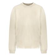 John Elliott Ribbad Bomull T-shirt Beige, Herr