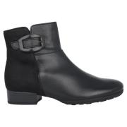 Gabor Elegant Svarta Ankelboots Black, Dam