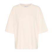 Saint Tropez Casual Jalinusz Tee Ice Beige, Dam