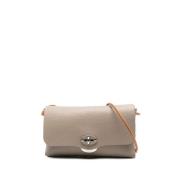 Zanellato Taupe Läder Clutch Väska Gray, Dam