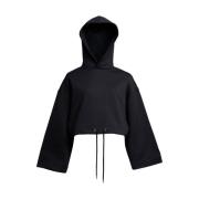 Stutterheim Klockärm huvtröja Black, Dam