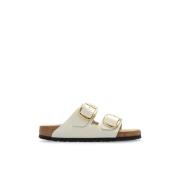 Birkenstock Arizona Big Buckle Sandaler Beige, Dam