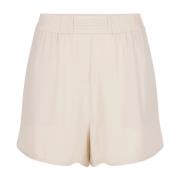 Iceberg Shorts i silkeblandad crepe de chine med pipingdetaljer och lo...