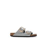 Birkenstock Arizona Big Buckle Sandaler Gray, Dam