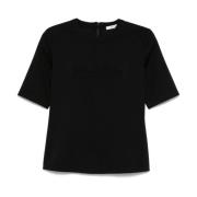 Max Mara Svarta T-shirts och Polos med Dragkedja Black, Dam