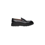 Nerogiardini Svarta läderloafers - Art. I400360U Black, Herr